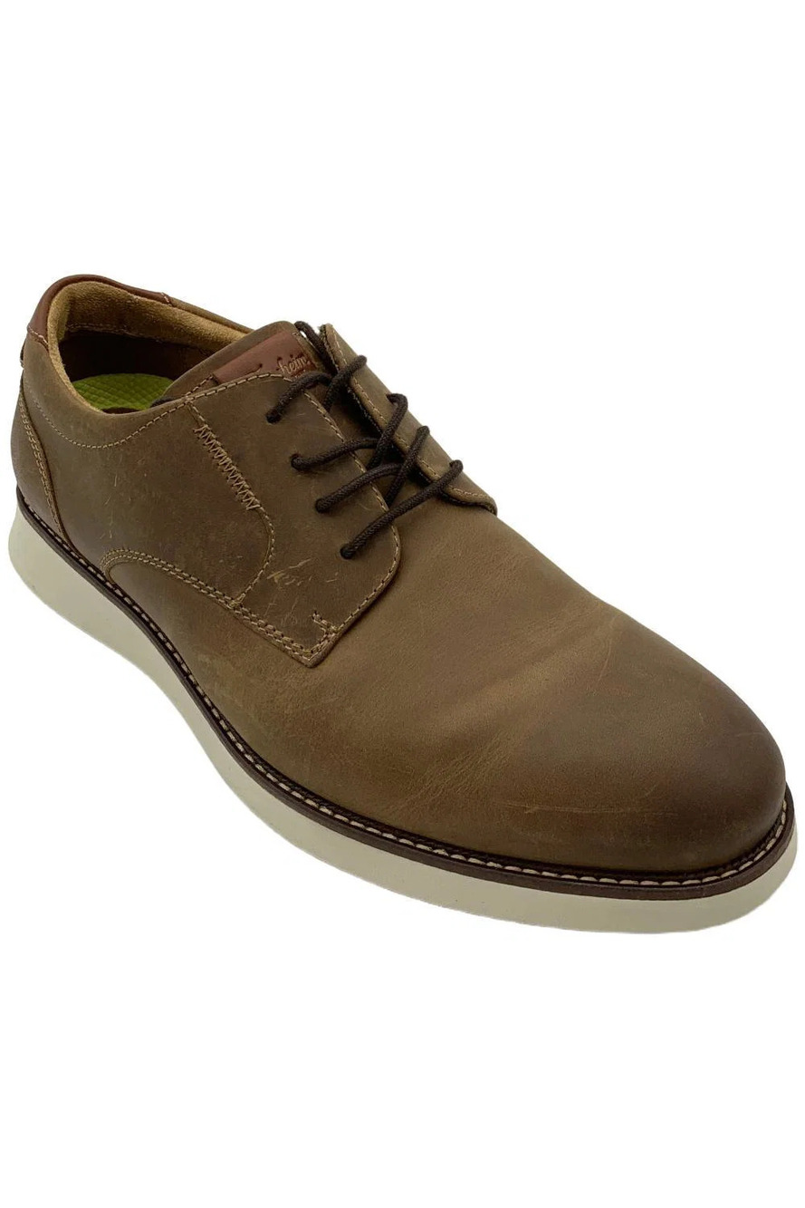 Florsheim Men's Launch Plain Toe Lace-Up Oxford Brown - Wide